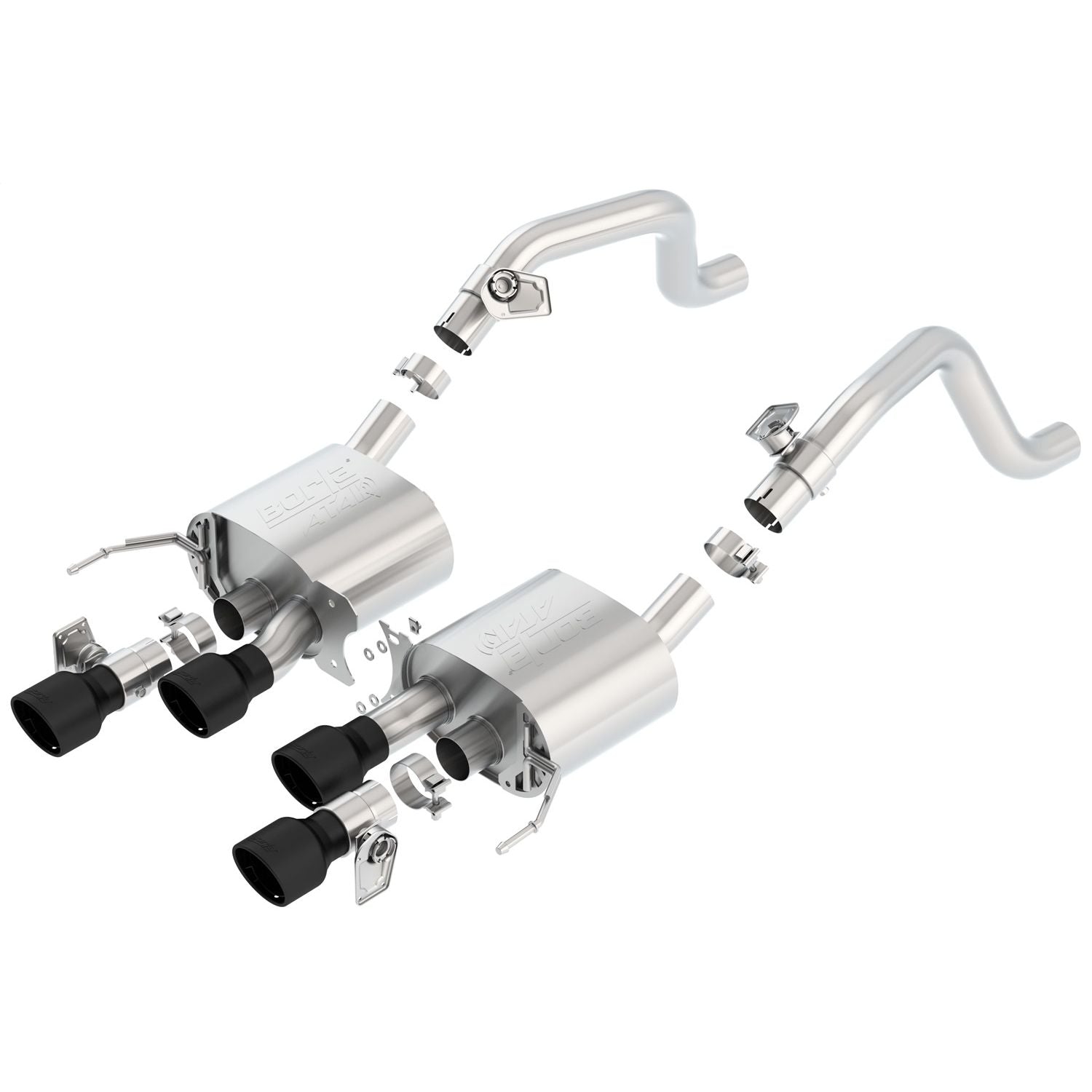 Borla 11856CB 2014-2019 Chevrolet Corvette Stingray C7 Axle-Back Exhaust System ATAK? Exhaust System Kit