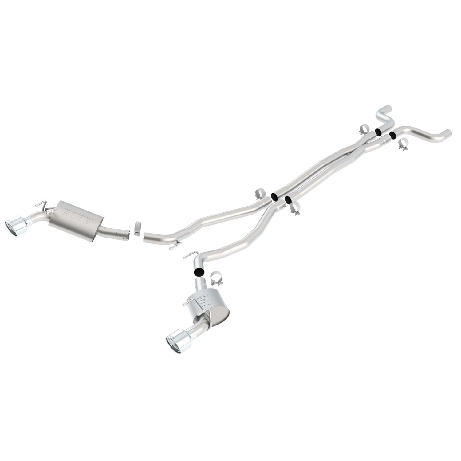 Borla 140281 Cat-BackExhaust System - Touring Exhaust System Kit