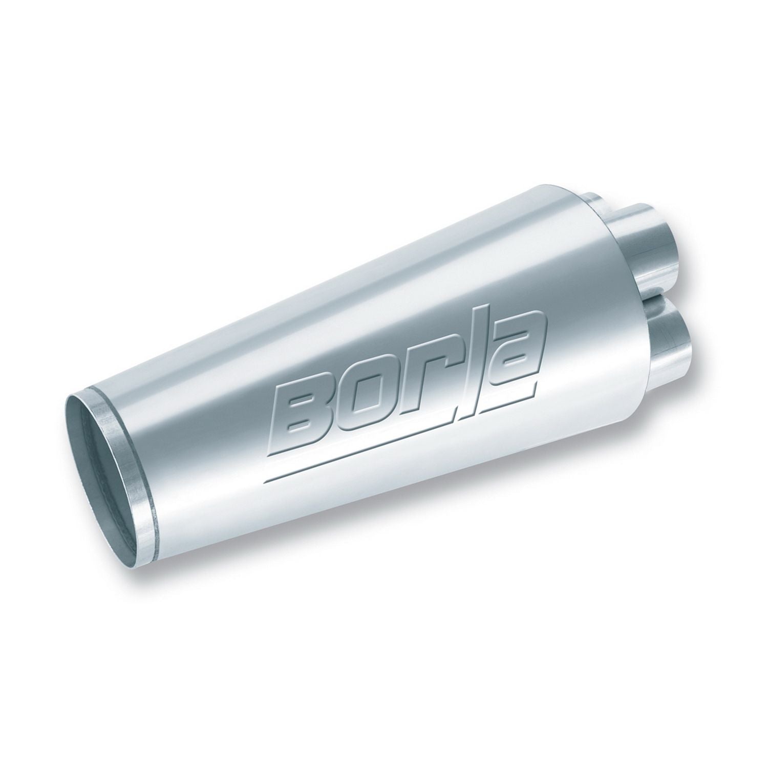 Borla 40976 XR-1? Multi-Core Racing Muffler Shorty Collector Quad 2.25" Inlet/ 4" Outlet 6.75" Round x 14" Long Body Exhaust Muffler