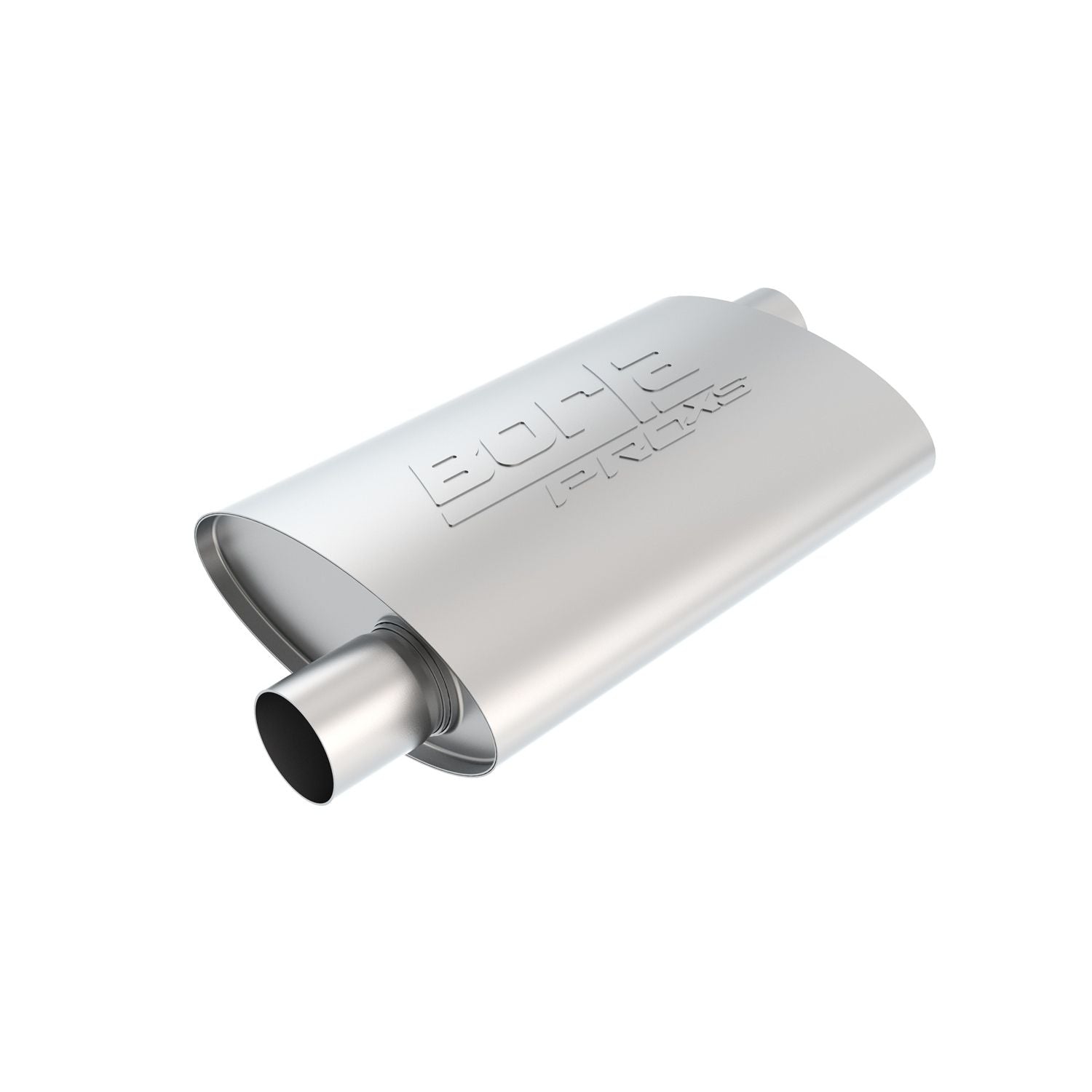 Borla 40346 ProXS Muffler? 2" Offset Inlet/ 2" Center Outlet 4" x 9.5" Oval x 14" Long Body Exhaust Muffler