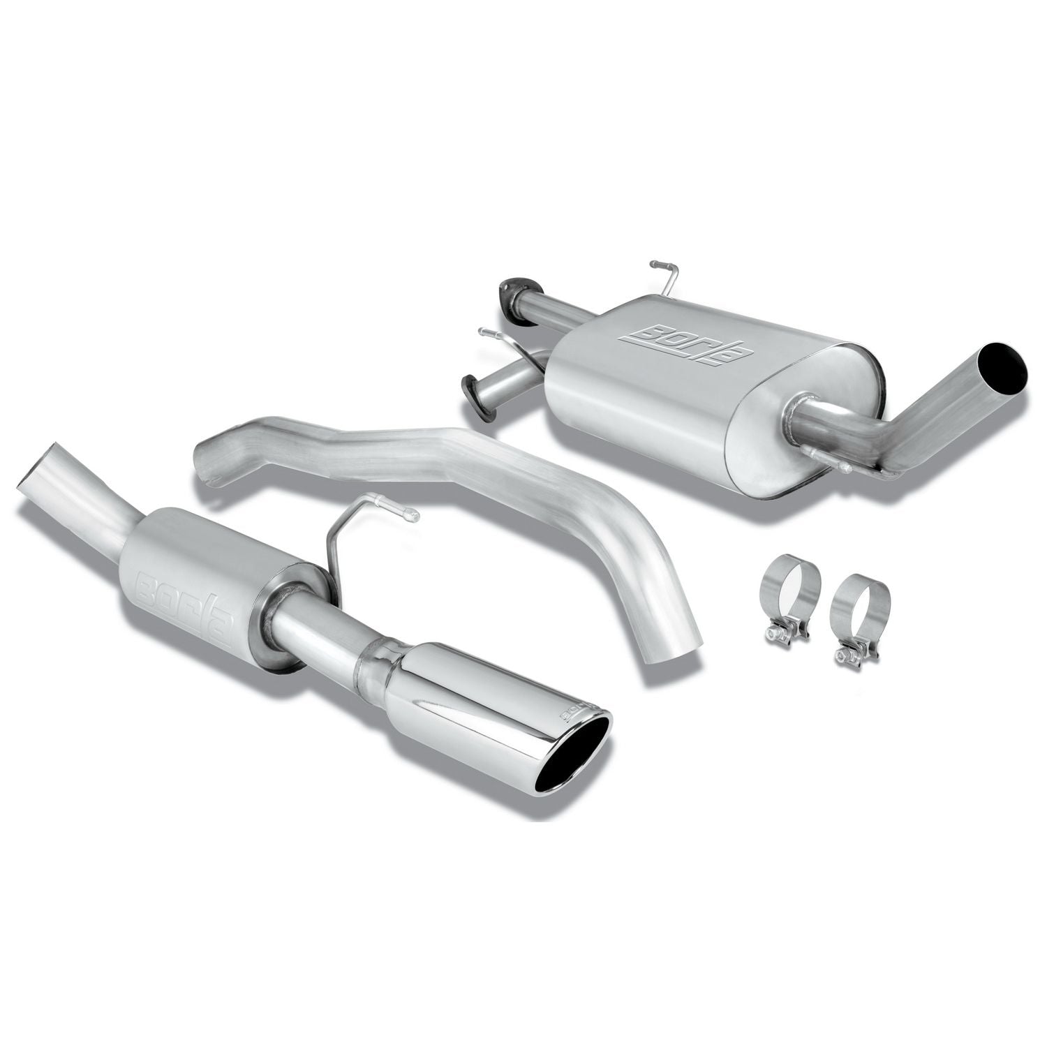 Borla 140277 2008-2021 Toyota Sequoia Cat-Back? Exhaust System Touring Exhaust System Kit