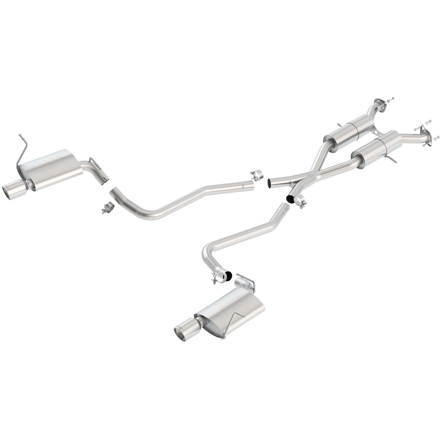 Borla 140406 2011-2021 Jeep Grand Cherokee WK2 Cat-Back? Exhaust System Touring Exhaust System Kit