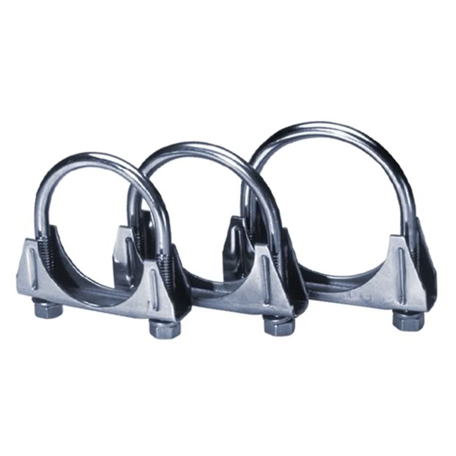 Borla 18225 U-Bolt/ Saddle Clamp 2.25" T-304 Stainless Exhaust Clamp