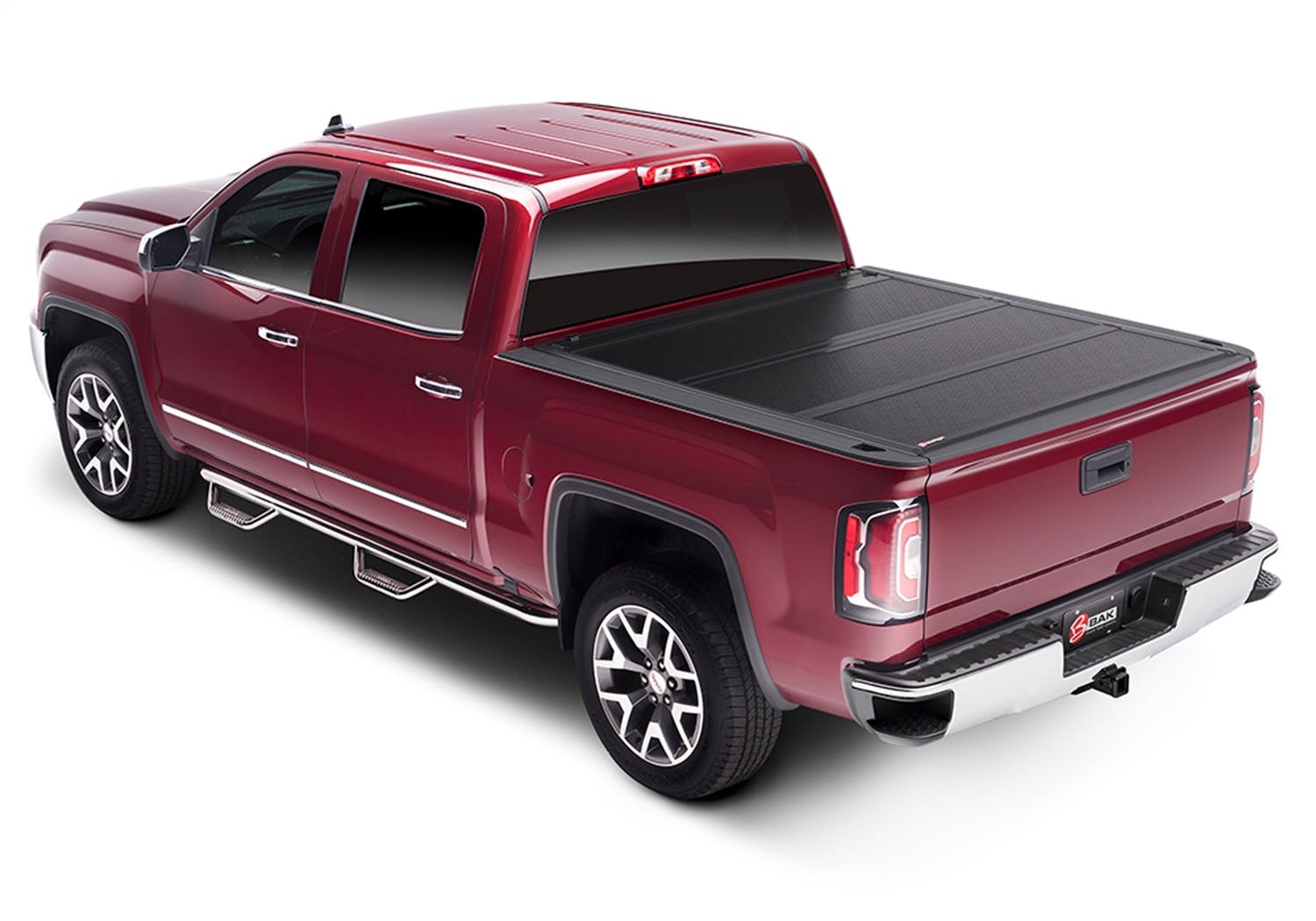 BAK Industries BAKFlip FiberMax Hard Folding Truck Bed Cover | Fiberglass Polymer