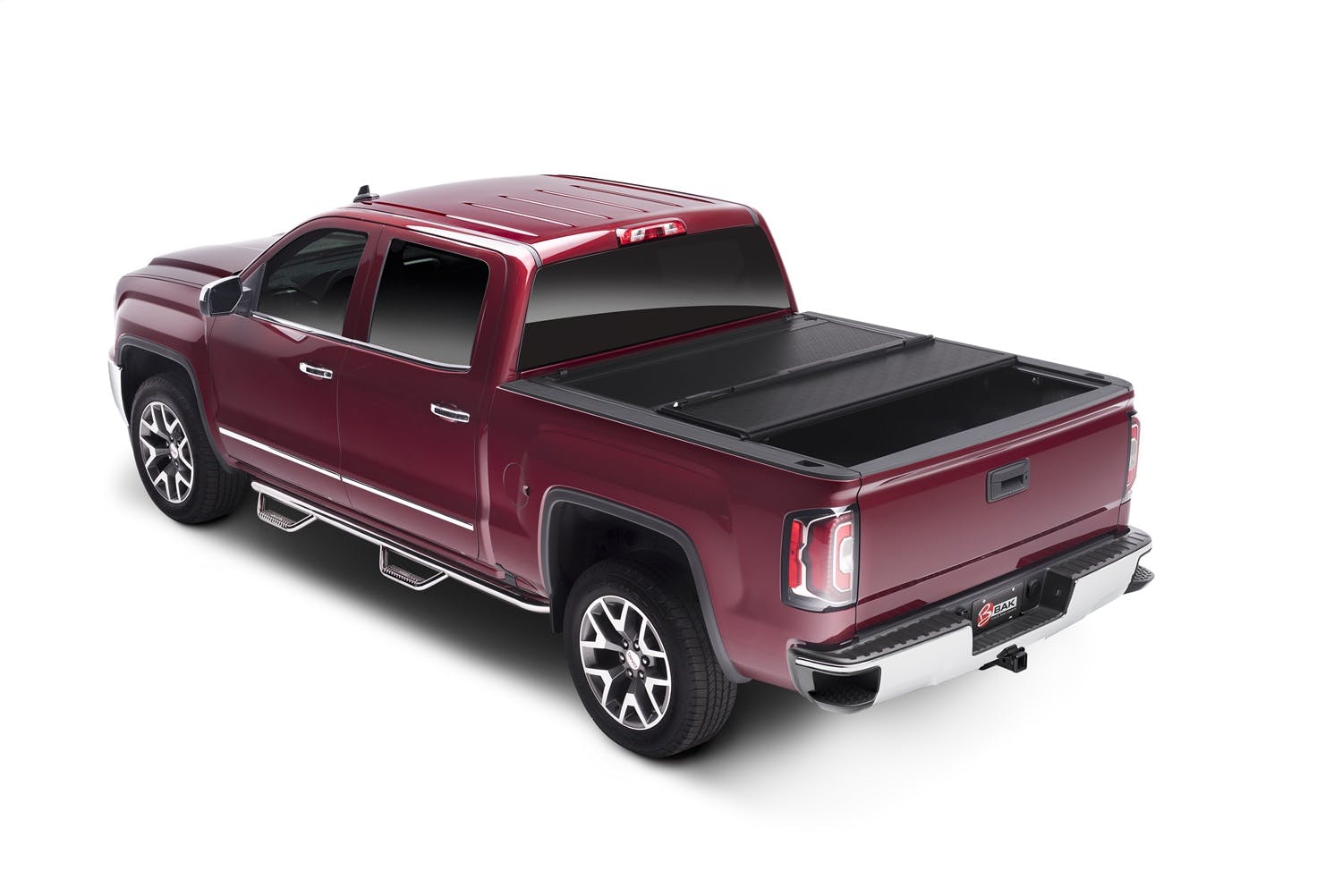 BAK Industries BAKFlip FiberMax Hard Folding Truck Bed Cover | Fiberglass Polymer