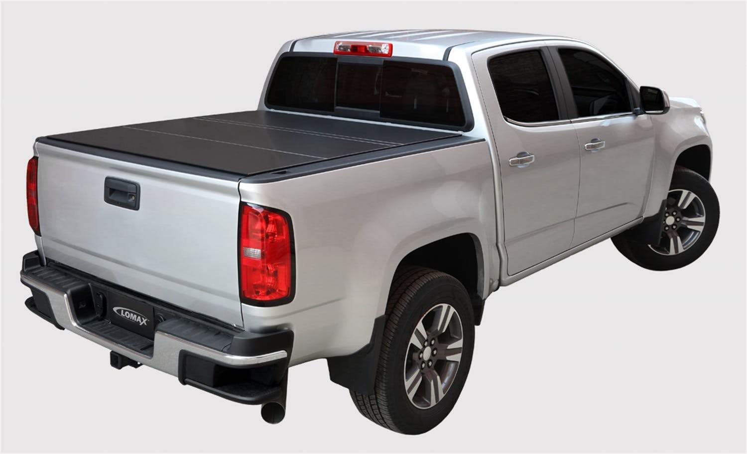 LOMAX Covers Aluminum Low Profile Hard Tri-Fold Tonneau Cover