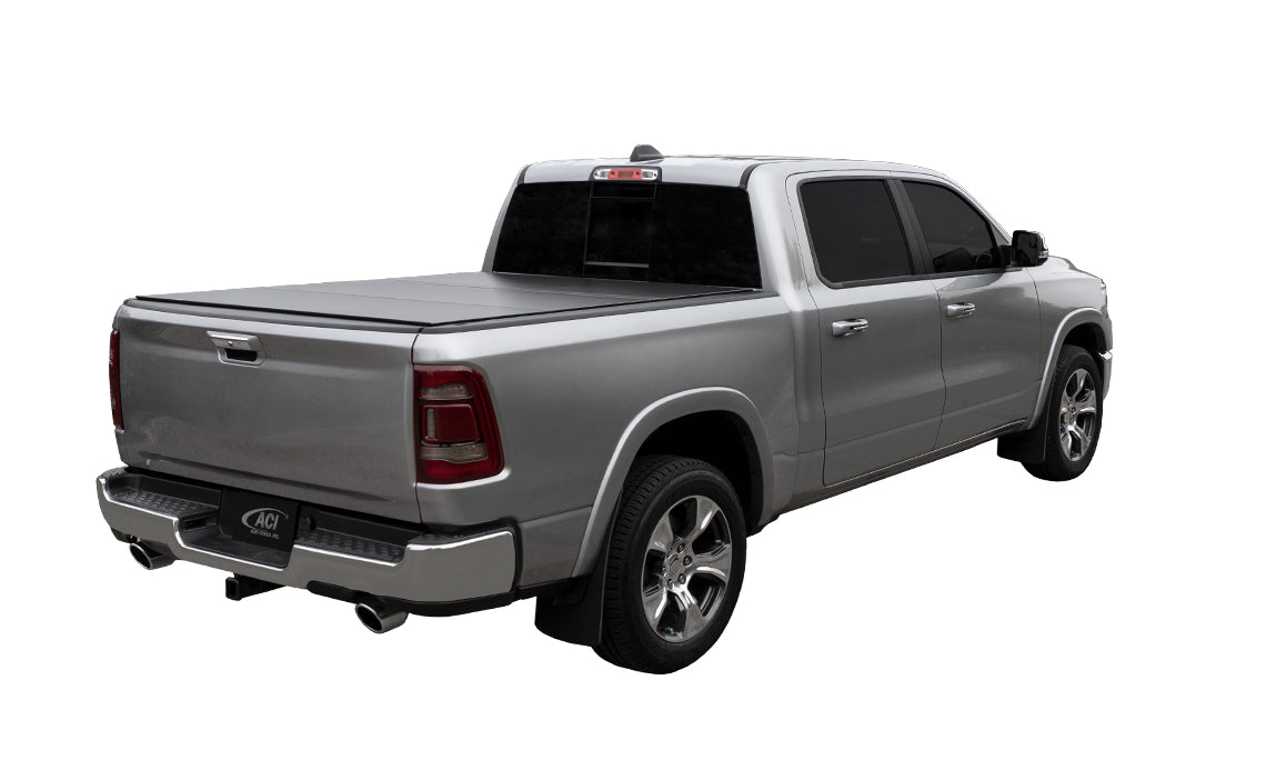 LOMAX Covers Aluminum Low Profile Hard Tri-Fold Tonneau Cover