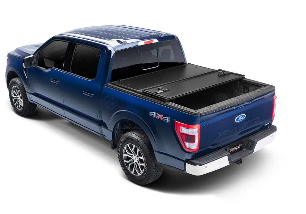 UnderCover Triad Hard Folding Tonneau Cover | HEAVY DUTY Up to 600 Pound