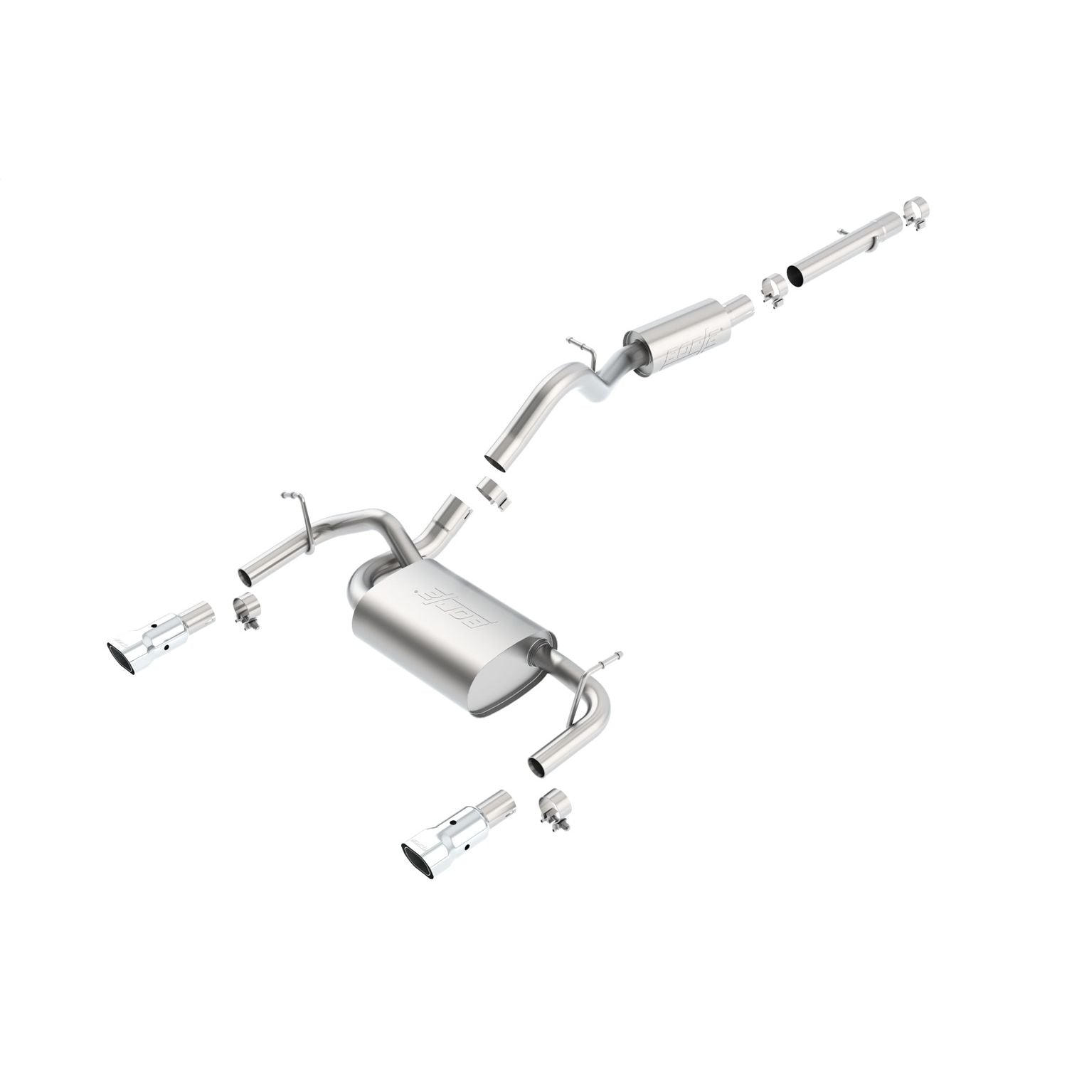 Borla 140217 Cat-BackExhaust System - Touring Exhaust System Kit