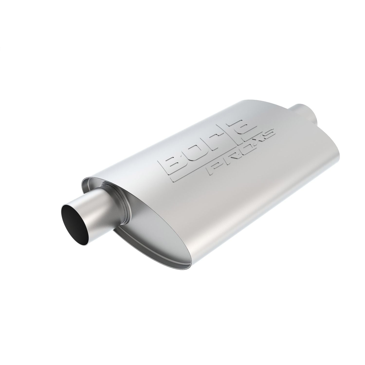 Borla 40358 ProXS Muffler? 2.5" Offset Inlet/ 2.5" Center Outlet 4" x 9.5" Oval x 14" Long Body Exhaust Muffler